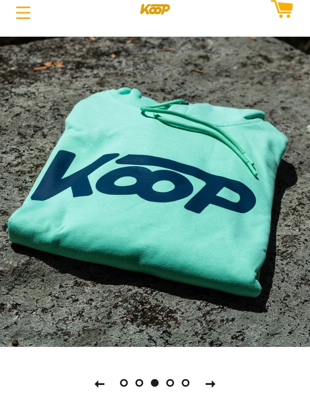 KOOP Hyper One Hoodie in Mint Green